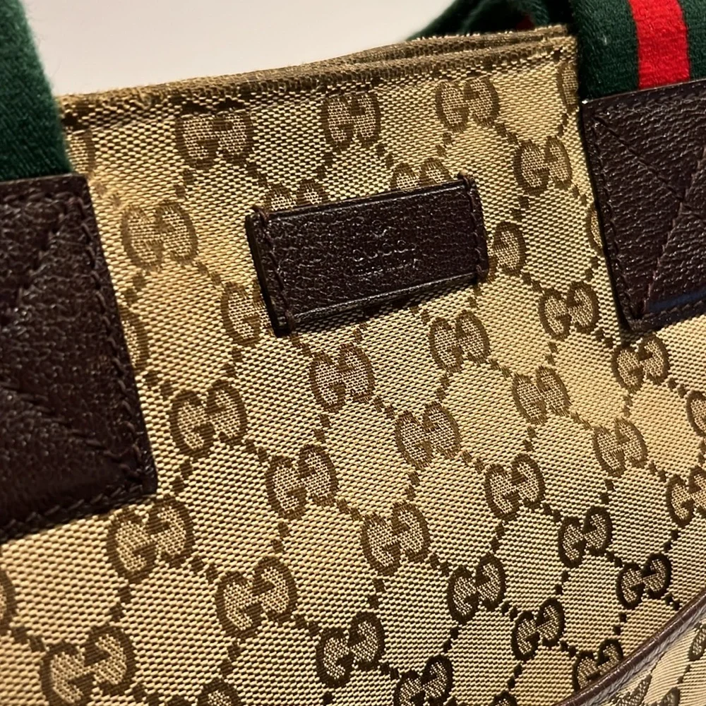 GUCCI GG Canvas Diaper Bag